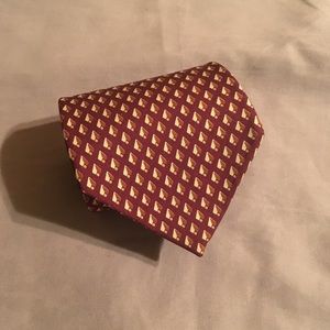 Vintage Burberry of London Silk Patterned Tie